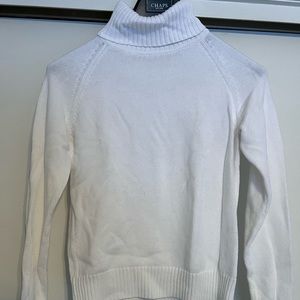 White Turtleneck Sweater